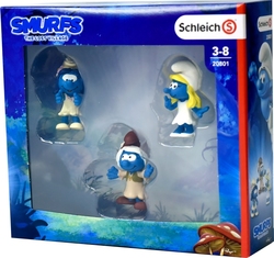 SMURFS -  THREE FIGURES SET -  SMURFS: THE LOST VILLAGE 20801