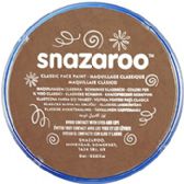 SNAZAROO -  BEIGE BROWN - MAKE-UP CAKE - 18 ML -  WATER-BASED MAKE-UP
