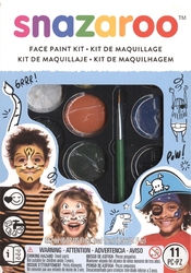 SNAZAROO -  BOYS FACE PAINTING KIT - 8 COLORS -  WATER-BASED MAKE-UP