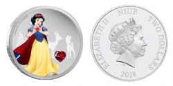 SNOW WHITE -  DISNEY PRINCESS WITH GEMSTONE: SNOW WHITE -  2018 NEW ZEALAND COINS 04