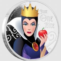 SNOW WHITE -  DISNEY VILLAINS: EVIL QUEEN -  2018 NEW ZEALAND COINS 01