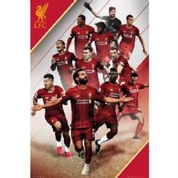 SOCCER -  LIVERPOOL - 2019-20 PLAYERS COLLAGE POSTER