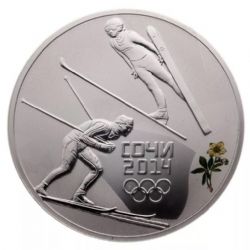 SOCHI OLYMPICS -  NORDIC COMBINED -  2014 RUSSIA COINS