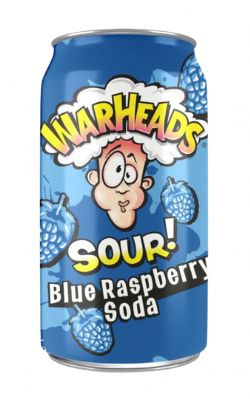 SOFT DRINK -  BLUE RASBERRY (355 ML) -  WARHEADS