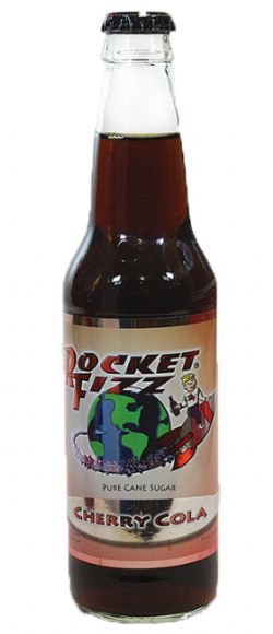 SOFT DRINK -  CHERRY COLA (355 ML) -  ROCKET FIZZ