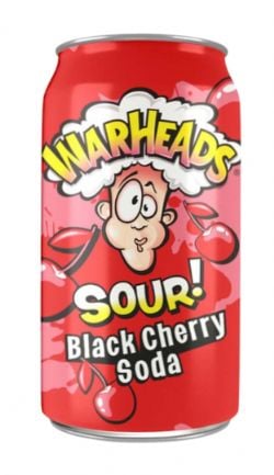 SOFT DRINKS -  BLACK CHERRY (355 ML) -  WARHEADS