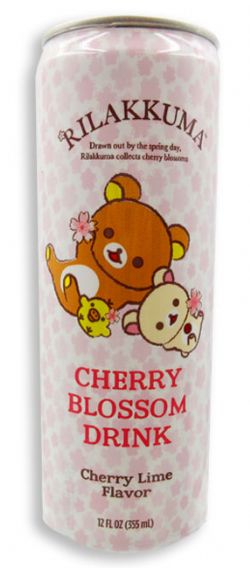 SOFT DRINKS -  CHERRY BLOSSOM DRINK - CHERRY-LIME (355 ML) -  RILAKKUMA