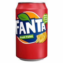 SOFT DRINKS -  FRUIT TWIST (355 ML) -  FANTA