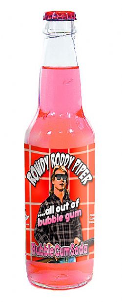 SOFT DRINKS -  ROWDY RODDY PIPER - BUBBLE GUM (355 ML) -  ROCKET FIZZ