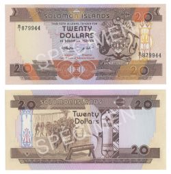 SOLOMON ISLANDS -  20 DOLLARS 1986 (UNC) 16