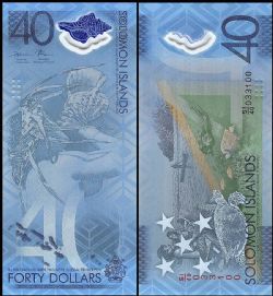 SOLOMON ISLANDS -  40 DOLLARS 2018 (UNC) 37