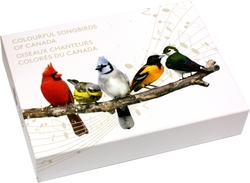 SONGBIRDS OF CANADA -  EMPTY BOX FOR 5-COIN SET -  2015 CANADIAN COINS