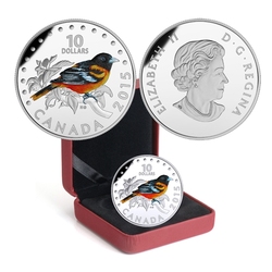 SONGBIRDS OF CANADA -  THE BALTIMORE ORIOLE -  2015 CANADIAN COINS 04