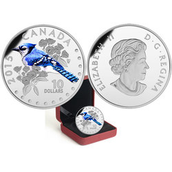 SONGBIRDS OF CANADA -  THE BLUE JAY -  2015 CANADIAN COINS 03