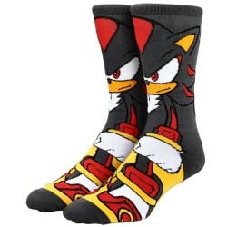 SONIC LE HÉRISSON -  1 PAIR OF CREW SOCKS - SHADOW