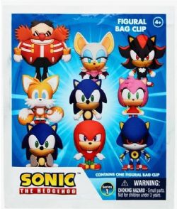 SONIC -  RANDOM 3D FOAM BAG CLIP - SERIES 1