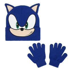 SONIC THE HEDGEHOG -  BEANIE AND GLOVE
