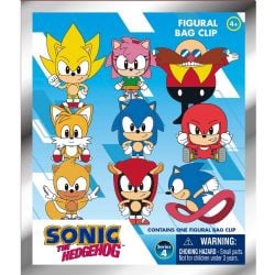 SONIC THE HEDGEHOG -  RANDOM 3D FOAM BAG CLIP - SERIES 4