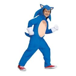 SONIC THE HEDGEHOG -  SONIC COSTUME DELUXE (CHILD) -  SONIC THE HEDGEHOG 2
