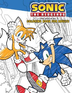 SONIC THE HEDGEHOG -  THE OFFICIAL COLORING BOOK FOR ADULTS