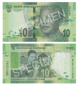 SOUTH AFRICA -  10 RAND 2018 (UNC)- COMMEMORATIVE NOTE 143