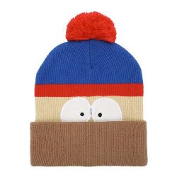 SOUTH PARK -  BEANIE WITH POMPOM - STAN CHARACTERS