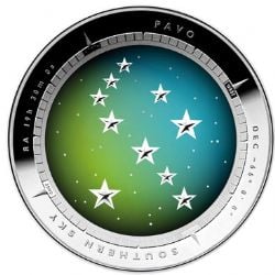 SOUTHERN SKY -  PAVO - FINE SILVER COIN -  AUSTRALIA COINS 2013