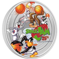 SPACE JAM -  SPACE JAM 25TH ANNIVERSARY -  2021 NEW ZEALAND COINS