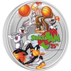 SPACE JAM -  SPACE JAM 25TH ANNIVERSARY -  2021 NEW ZEALAND MINT COINS