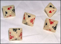 SPECIAL DICE -  8-SIDED POKER DICE