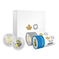 SPECIAL WRAP ROLL SETS -  CELEBRATING THE LIFE AND ART OF DAPHNE ODJIG 2025 -  2025 CANADIAN COINS 14