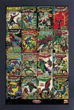 SPIDER-MAN -  COVERS FRAMED PICTURE (13