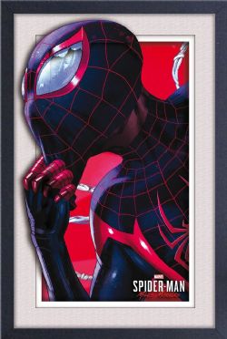 SPIDER-MAN -  MILES MORALES - SUIT UP - FRAMED PICTURE (WHITE) (13