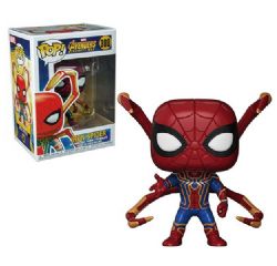 SPIDER-MAN -  POP! VINYL BOBBLE-HEAD OF IRON SPIDER (4 INCH) -  AVENGERS INFINITY WAR 300