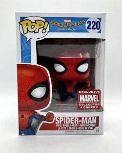SPIDER-MAN -  POP! VINYL BOBBLE-HEAD OF SPIDER-MAN (4 INCH) -  SPIDER-MAN : HOMECOMING 220