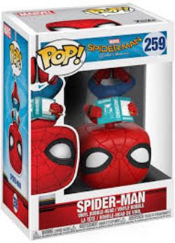 SPIDER-MAN -  POP! VINYL BOBBLE-HEAD OF SPIDER-MAN (4 INCH) -  SPIDER-MAN : HOMECOMING 259