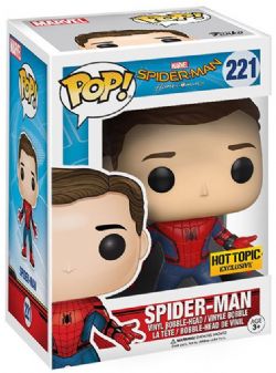 SPIDER-MAN -  POP! VINYL BOBBLE-HEAD OF SPIDER-MAN (UNMASKED) (4 INCH) -  SPIDER-MAN : HOMECOMING 221