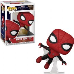 SPIDER-MAN -  POP! VINYL BOBBLE-HEAD OF SPIDER-MAN UPGRADED SUIT (4 INCH) -  NO WAY HOME 923