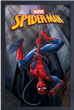 SPIDER-MAN -  UPSIDE DOWN - FRAMED PICTURE (13