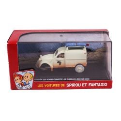 SPIROU ET FANTASIO -  CITROEN 2CV FOURGONNETTE - LE GORILLE A BONNE MINE - BROKEN - -  LES VOITURES DE SPIROU ET FANTASIO