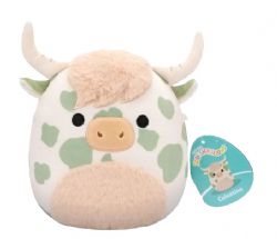 SQUISHMALLOWS -  CELESTINO THE GREEN SPOTTED HIGHLAND COW (12