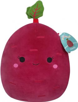 SQUISHMALLOWS -  CLAUDIA THE BEETROOT PLUSH (5