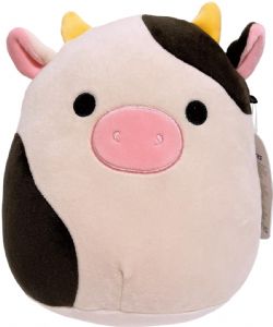 SQUISHMALLOWS -  CONNOR BLACK SPOTTED COW PLUSH (5