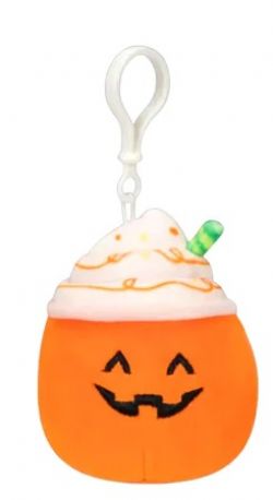 SQUISHMALLOWS -  LESTER THE PUMPKIN SPICE LATTE DRINK PLUSH KEYCHAIN (3.5