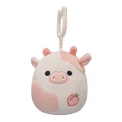 SQUISHMALLOWS -  LILAZ THE PEACH COW PLUSH KEYCHAIN (3.5