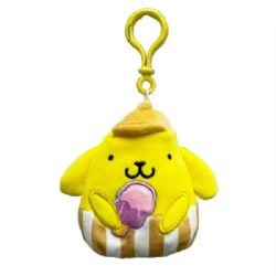 SQUISHMALLOWS -  POMPOMPURIN WITH POPSICLE KEYCHAIN (3.5