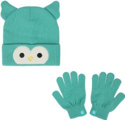 SQUISHMALLOWS -  WINSTON KNIT HAT WITH GLOVES
