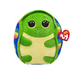SQUISHY BEANIES -  SHRUGS THE MULTICOLORED TURTLE (10