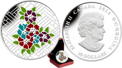 STAINED GLASS -  CRAIGDARROCH CASTLE -  2014 CANADIAN COINS 01