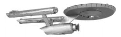 STAR TREK -  U.S.S. ENTERPRISE NCC-1701 - 2 SHEETS